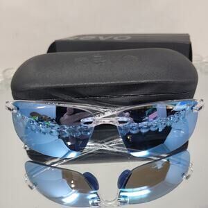 NEW* REVO DESCEND N Volition Clear w Blue POLARIZED Lens Sunglasses